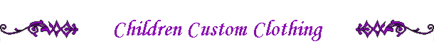 Children Custom Clothing