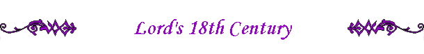 Lord's 18th Century